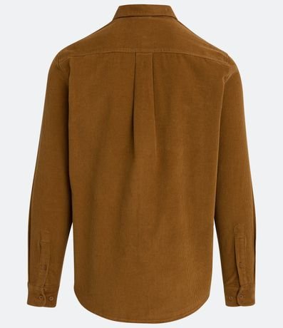 Camisa en Terciopelo con Bolsillos Delanteros 8