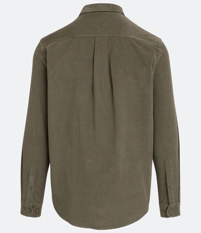 Camisa en Terciopelo con Bolsillos Delanteros 8