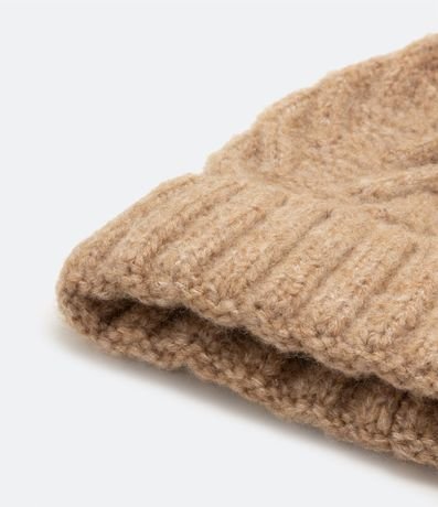 Gorro Texturizado con Dobla y Pompón 4