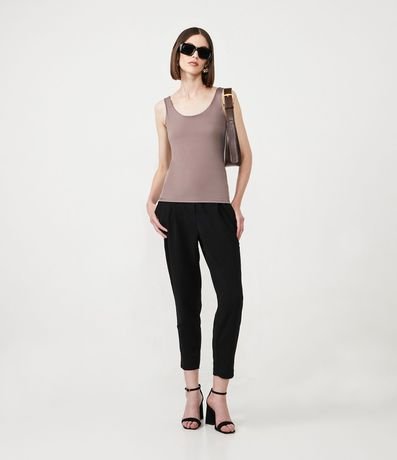 Blusa Musculosa en Poliamida con Escote U 2