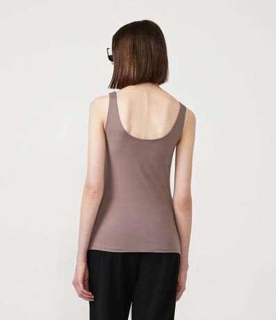 Blusa Musculosa en Poliamida con Escote U 3