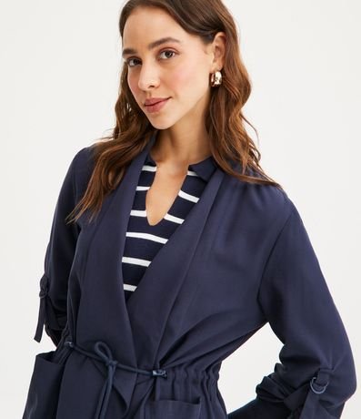 Campera Parka en Liocel con Abertura Total 4