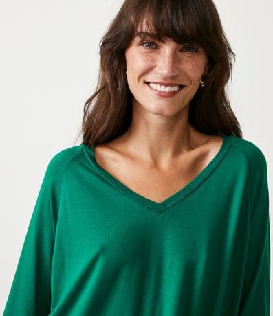 Blusa Básica en Viscosa sin Sisa con Manga 3/4 4