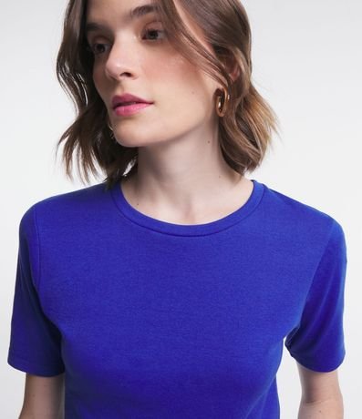 Blusa Básica en Algodón con Manga Corta 4