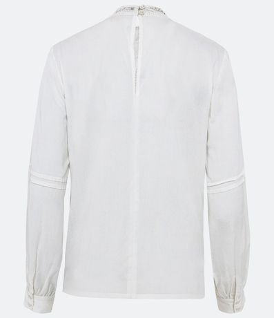 Blusa Bata en Viscosa con Detalles Delanteros 8