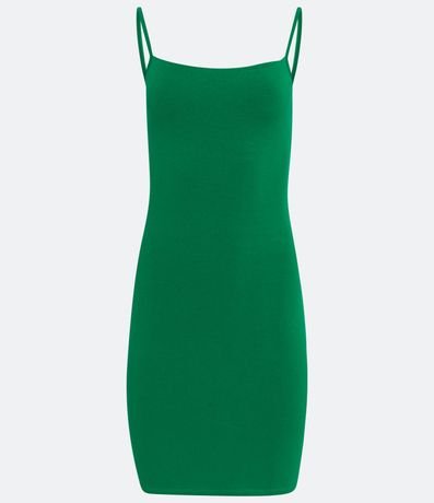 Vestido Corto en Algodón con Breteles Finos 5