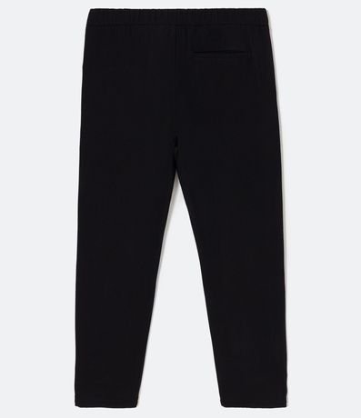 Pantalón Slim Cropped en Viscosa con Cintura Elástica y Pliegas Delanteras 7