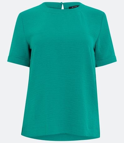 Blusa con Aberturas y Detalles de Pespuntes 6