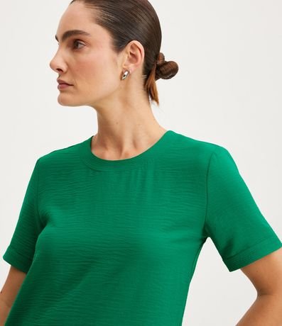 Blusa con Aberturas y Detalles de Pespuntes 5
