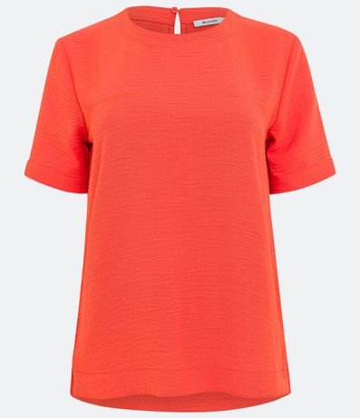 Blusa con Aberturas y Detalles de Pespuntes 5