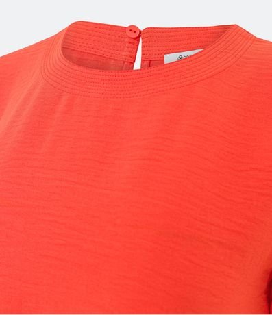 Blusa con Aberturas y Detalles de Pespuntes 7