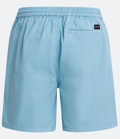 Bermuda en Sarga con Cintura Elástica 7