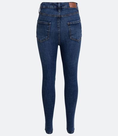 Pantalón Skinny Cintura Alta en Jeans con Bolsillos 6