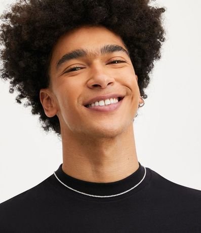 Collar en Metal con Riviera de Strass