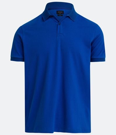 Polo Slim en Algodón con Botones y Detalles Contrastantes 5