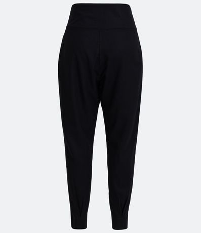 Pantalón Carrot en Lino con Cintura Ancha 2