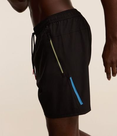 Bermuda Deportiva sin Estampado con Detalles de Colores 3