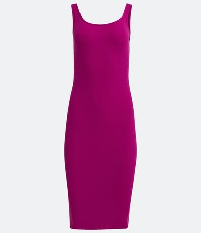 Vestido Midi en Algodón con Escote Cuadrado 5