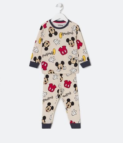 Pijama Largo Infantil Estampado Mickey - Talle 1 a 4 años 1