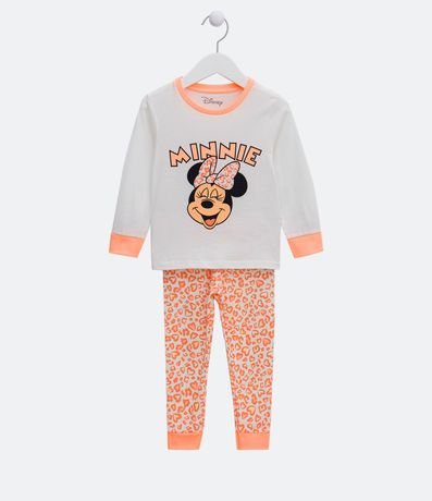 Pijama Infantil en Algodón con Estampado Minnie y Jaguar - Talle 1 a 4 años 1