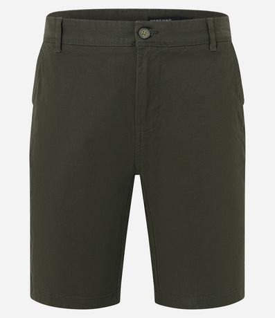 Bermuda Sarga Lisa con Bolsillos 4