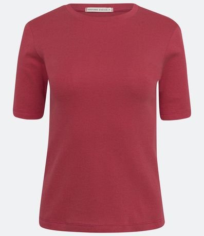Blusa Básica en Algodón con Manga Corta 5