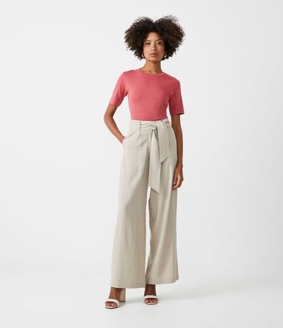 Blusa Básica en Algodón con Manga Corta 2
