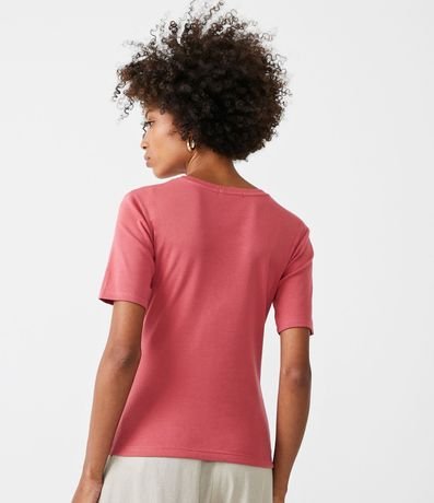 Blusa Básica en Algodón con Manga Corta 3