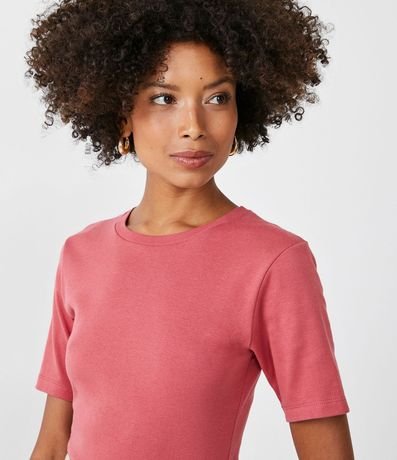 Blusa Básica en Algodón con Manga Corta 4