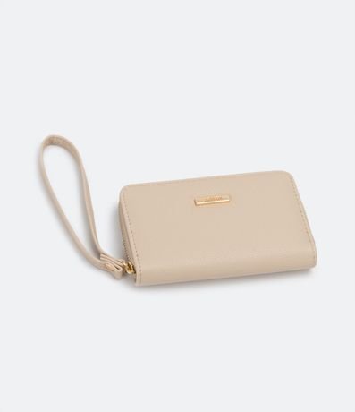 Billetera Pequeña Lisa con Correa de Mano 1