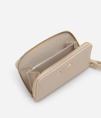 Billetera Pequeña Lisa con Correa de Mano 5