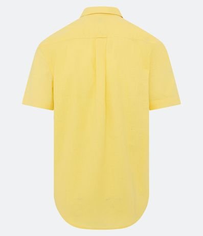 Camisa Comfort Básica en Lino con Manga Corta 8