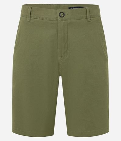 Bermuda Slim en Sarga con Elastano 7