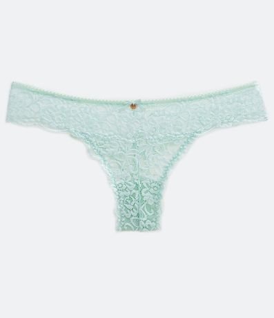 Bombacha Bikini Hilo en Encaje Floral con Cintura Elástica 4