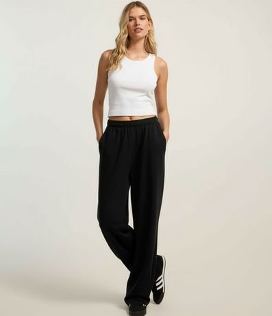 Blusa Cropped sin Mangas en Algodón Acanalado 5