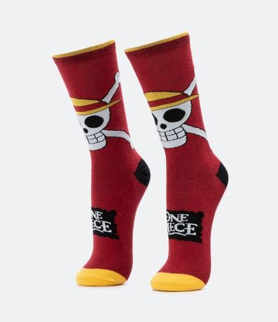 Media Caña Larga en Algodón y Estampado One Piece