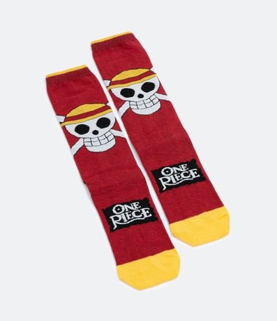 Media Caña Larga en Algodón y Estampado One Piece 4