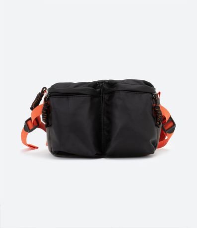 Bolso Crossbody con Correa Contrastante y Bolsillos 1
