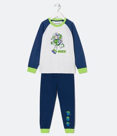 Pijama Largo Infantil Estampado Buzz Lightyear - Talle 2 a 8 años 1