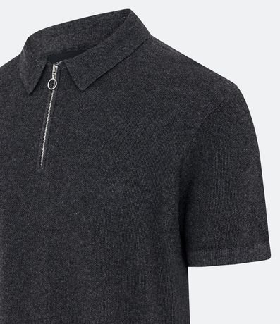 Polo Comfort en Modal con Textura y Cremallera en el Cuello 2