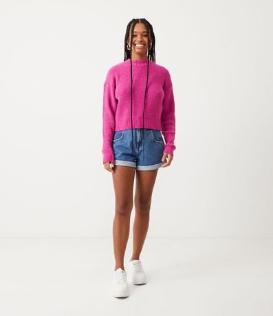 Suéter de Punto Acanalado 2