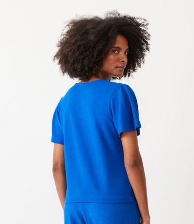 Blusa en Algodón con Pliegues en las Mangas 3
