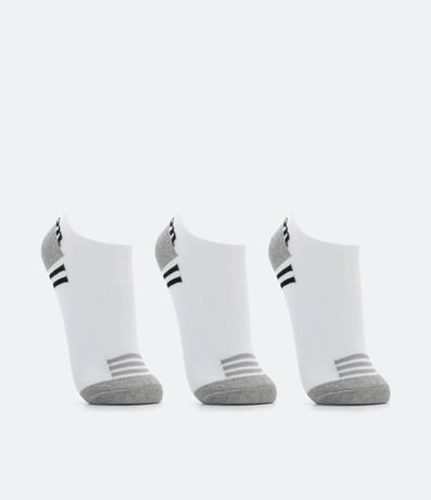 Kit 03 Medias Invisibles con Detalles Contrastantes Wilson 3