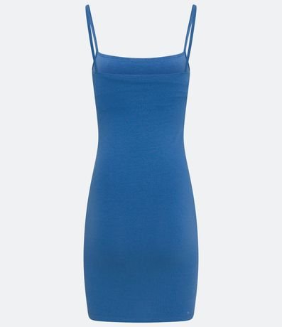 Vestido Corto en Algodón con Breteles Finos 6