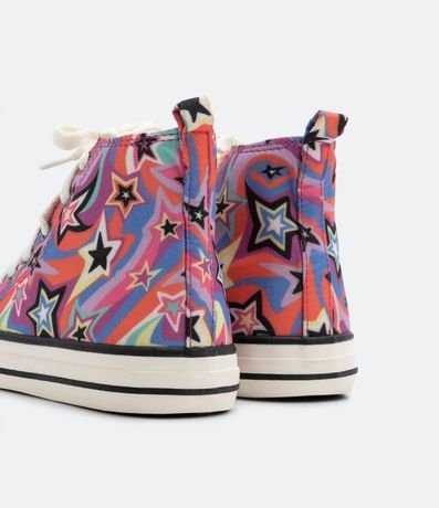 Championes Infantil Abotinado con Estampa de Estrellas -  Talle 28 al 36 4