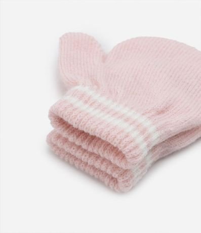 Kit Gorro y Fuante Infantil con Orejitas y Forro en Polar - Talle 0 a 18 meses 4