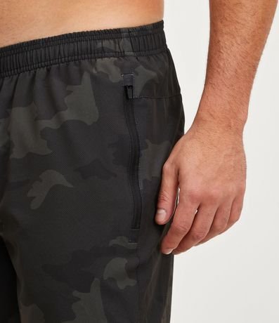 Bermuda Deportiva con Estampa Camuflada y Bolsillo con Cierre 4