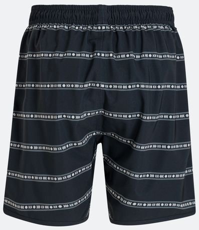 Bermuda de Baño Estampada de Rayas Étnicas 6