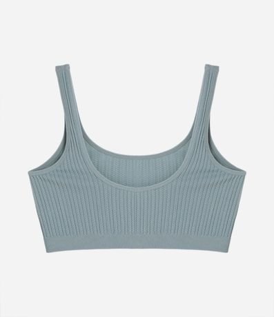 Soutien Top Sin Copa y Aro en Poliamida con Textura Acanalada 6