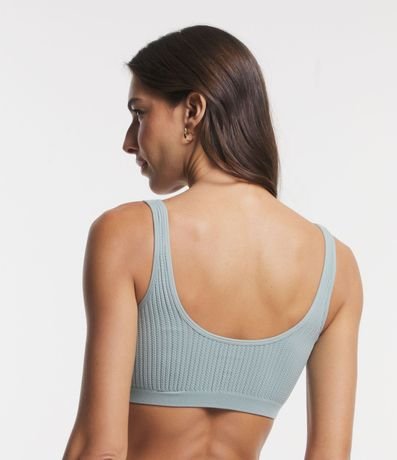 Soutien Top Sin Copa y Aro en Poliamida con Textura Acanalada 3